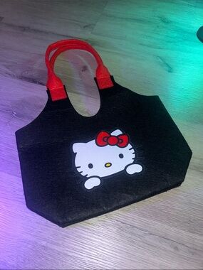 Hello Kitty Black and Red mini Tote Bag